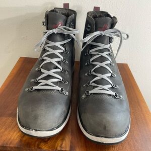 Forsake davos high men’s waterproof leather sneaker size 12.5 gunmetal grey